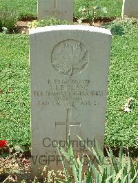 Cassino War Cemetery - Le Blanc, Bernard